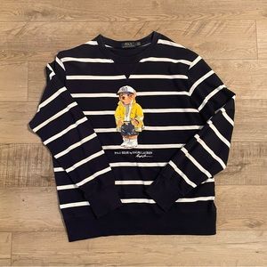 [SOLD] Polo bear by raloh lauren stripped sweater